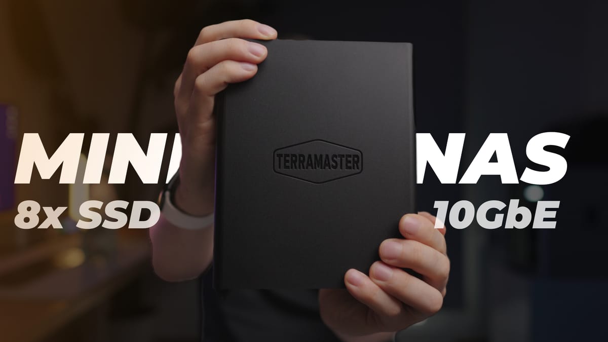 Mini NAS de 8x SSD y 10GbE para Proxmox y TrueNAS