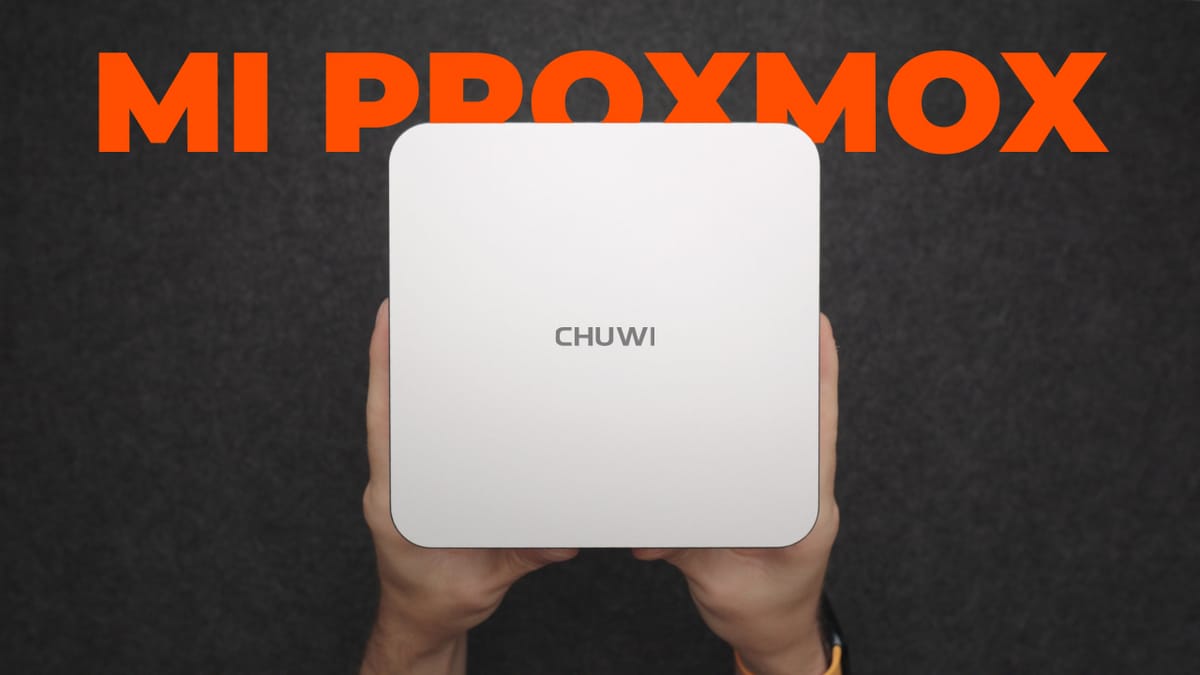 Mi nuevo server de Proxmox