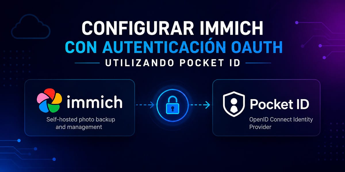 Immich con autenticación OAuth utilizando Pocket ID