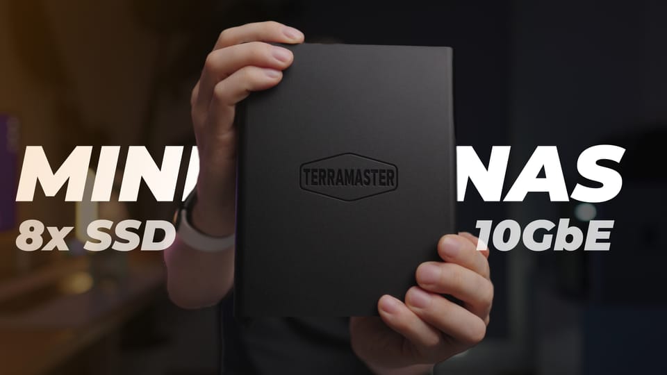 Mini NAS de 8x SSD y 10GbE para Proxmox y TrueNAS