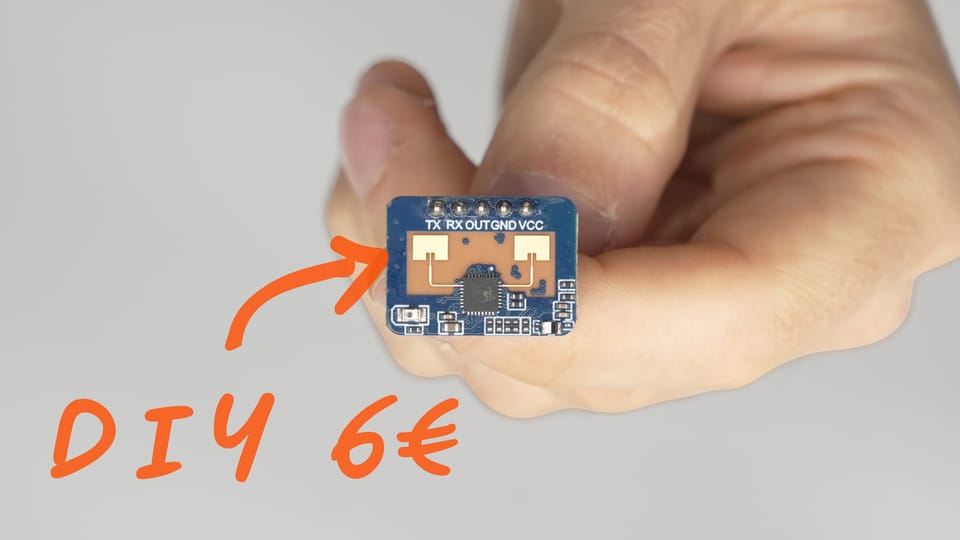 Sensor DIY de presencia por 6€
